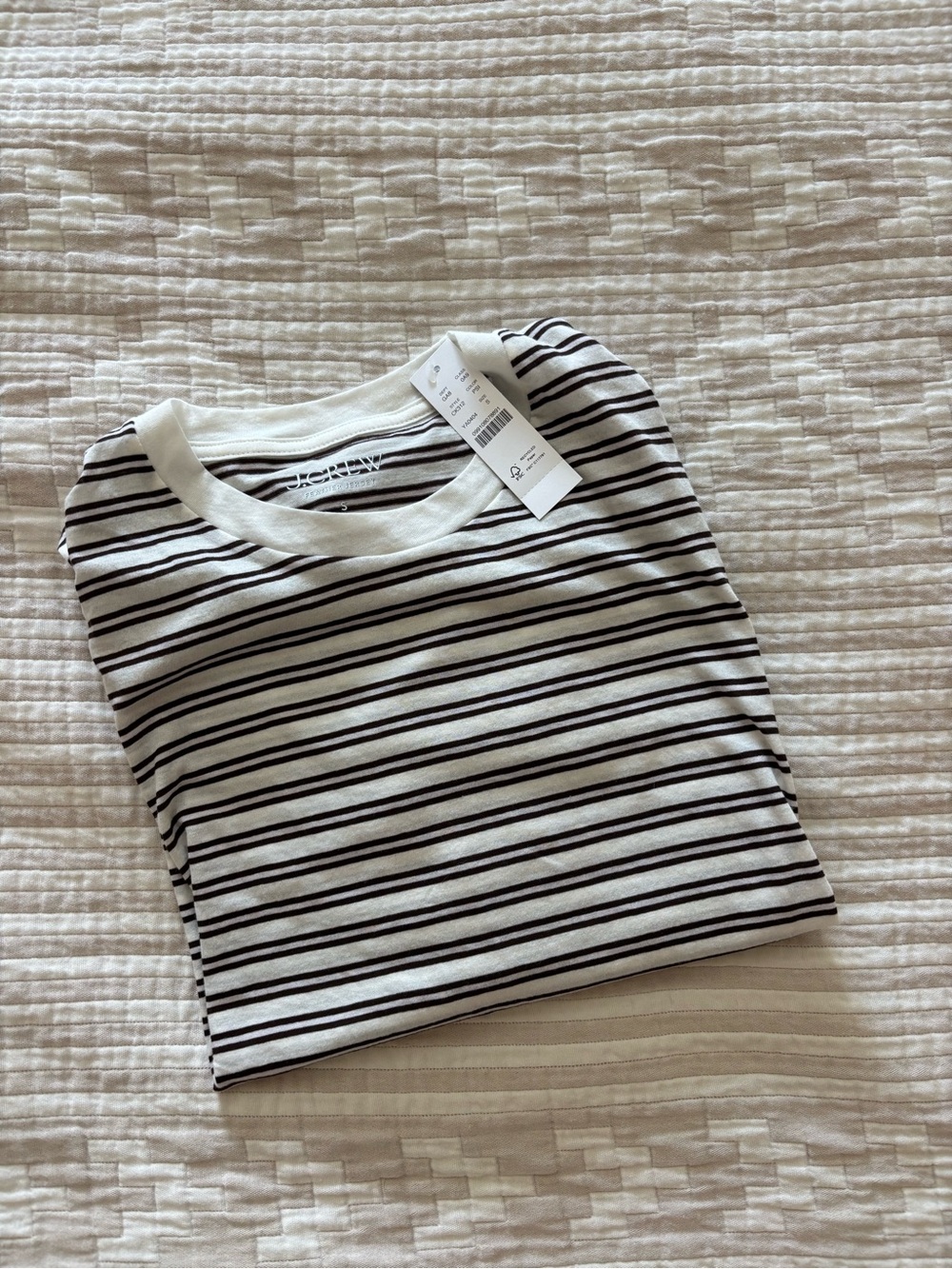J Crew striped T shirt size small new with tags j crew shirt